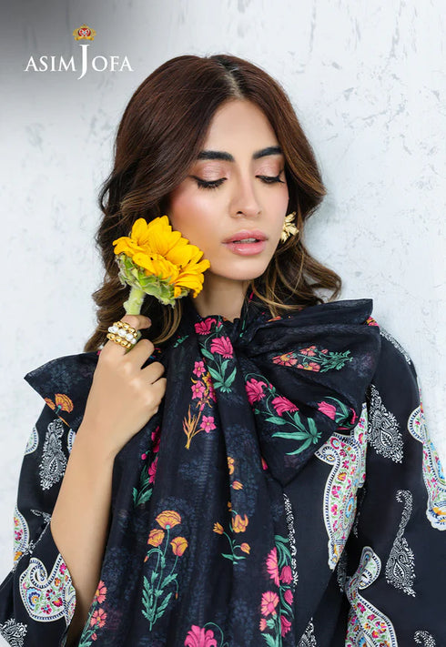 Asim Jofa- AJPB-229 PRINTED CAMBRIC STITCHED 3PCS
