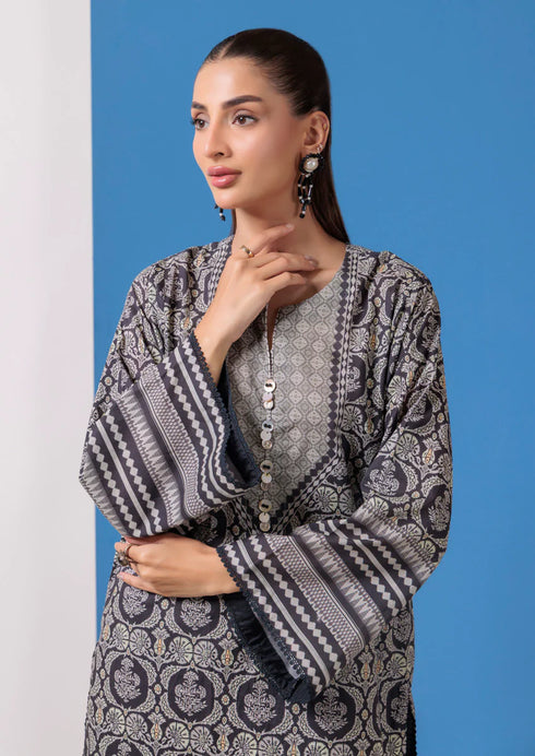 Bonanza Satrangi Black-Cambric – 2 Piece