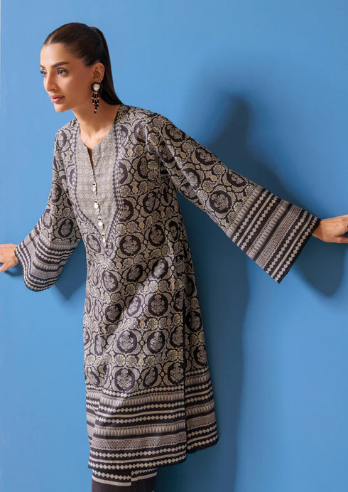 Bonanza Satrangi Black-Cambric – 2 Piece