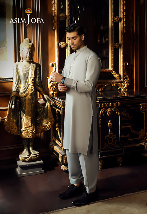 Asim Jofa Shalwar Kameez AJMBP-08 - 2PCS STITCHED