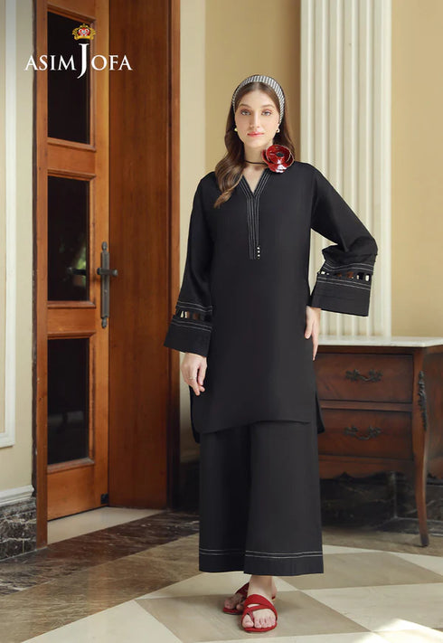 Asim Jofa Co-ord set AJFV-09 CAMBRIC 2PCS STITCHED