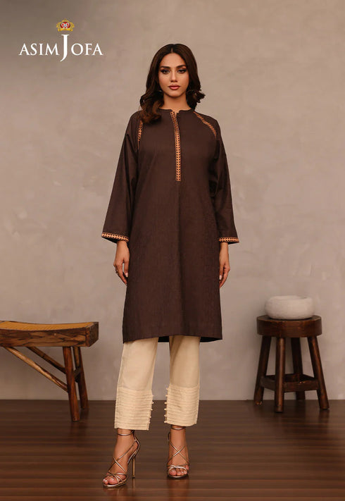 Asim Jofa Shirt AJPE-53 EMBROIDERED JACQUARD 1PC STITCHED