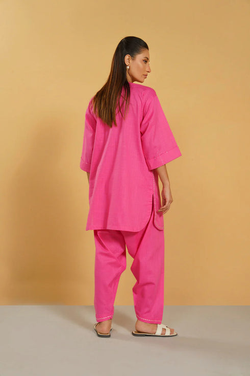 AlKaram Ready-to-Wear | SHIRT & CULOTTE - STITCHED