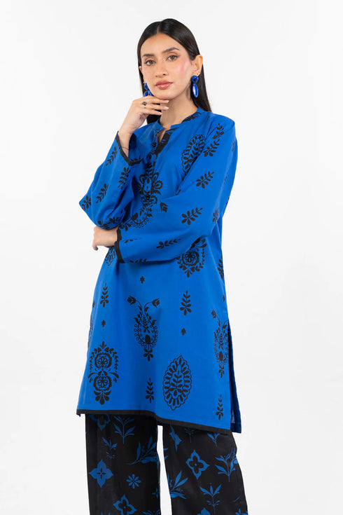 Al Karam stitched women outfit cambric printed set