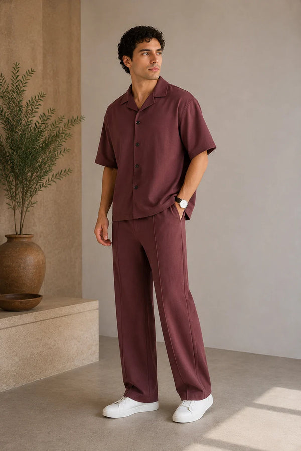 Muraqsh Jersey Coord Set β 2PC β Men | Ready-to-Wear