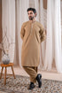 Muraqsh - Formal Camel Kurta Shalwar Embroidered β Men | Ready to Wear