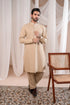 Muraqsh – Formal Ivory Kurta Shalwar – Collar Neck Embroidered – Men | Ready to Wear