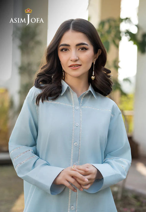 Asim Jofa Co-ord set AJPB-111 DYED CAMBRIC 2 PCS STITCHED