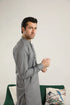 Muraqsh – Light Grey Soft Cotton Kurta Trouser – Men | Ready to Wear