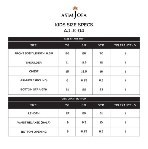 Asim Jofa EMBROIDERED POLY CHIFFON 3 PCS - AJLK-04 STITCHED