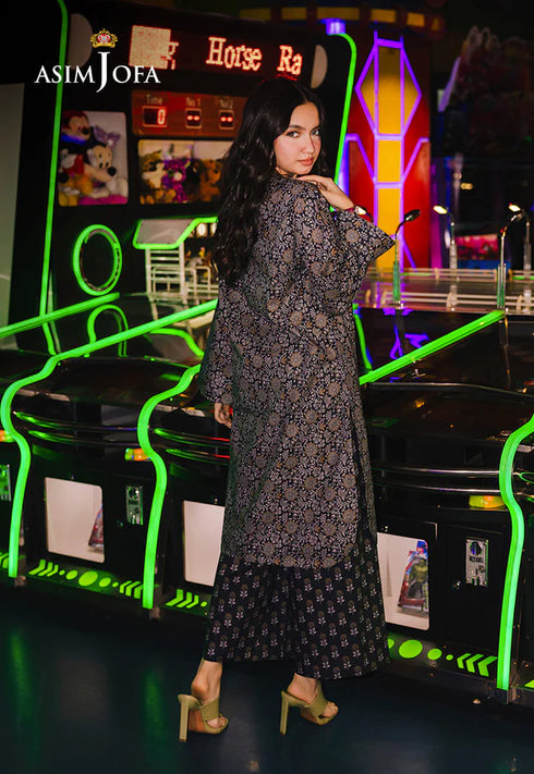 Asim Jofa Co-ord set AJPB-62 PRINTED CAMBRIC 2PC STITCHED