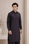 Muraqsh – Deep Purple French Collar Kameez Shalwar – Men | Ready to Wear