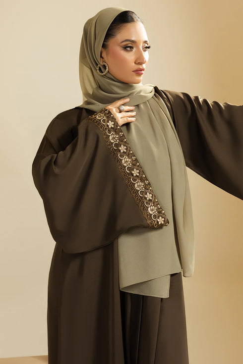Zellbury - Double Upper Abaya - 5016