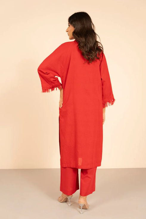 AlKaram Ready-to-Wear | SHIRT & CULLOTE - STITCHED